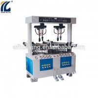 Self-Positioning Universal Sole Attaching Shoe Making Machine